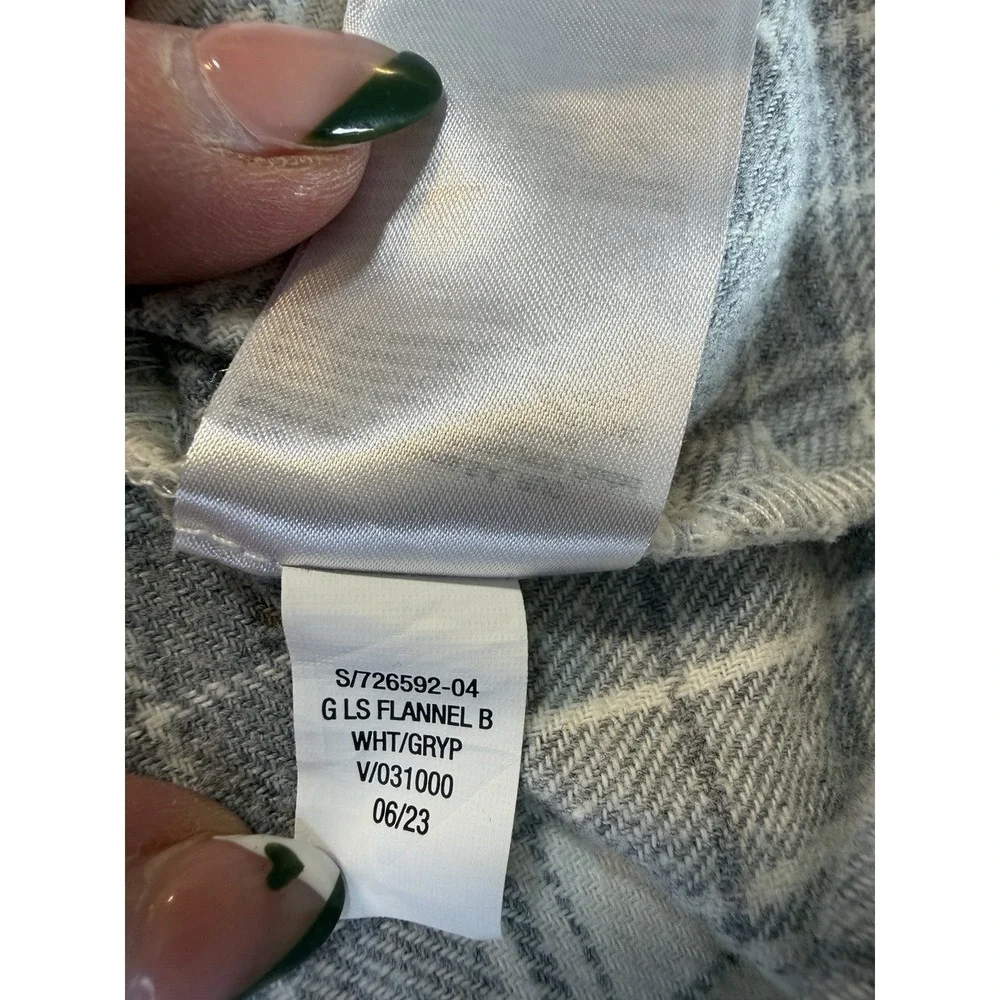 Old Navy Boys Long Sleeve Flannel Size‎ 10-12